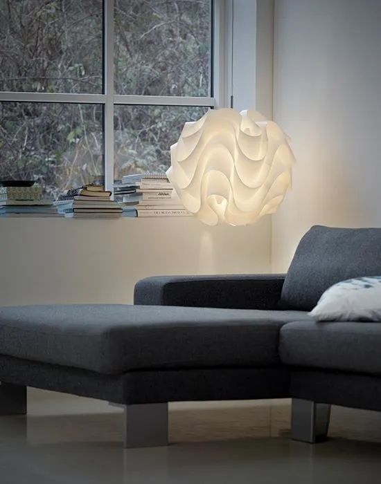 Small Round Pendant Light - Plastic