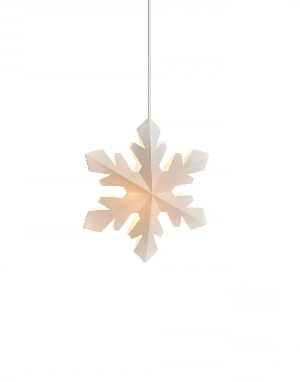 Small Snowflake Pendant Light - 37cm