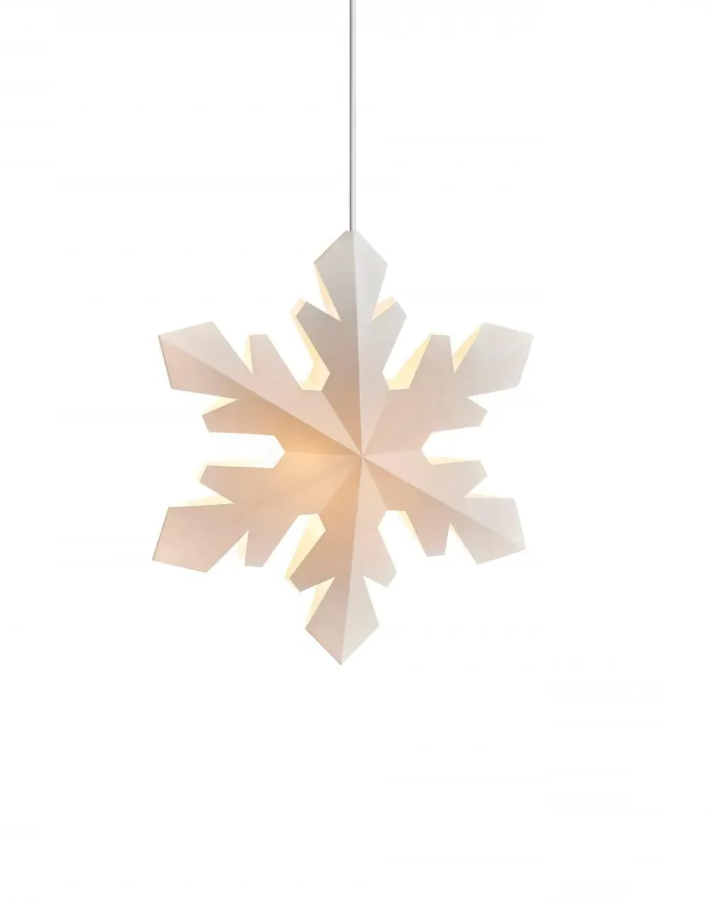 Small Snowflake Pendant Light - 37cm