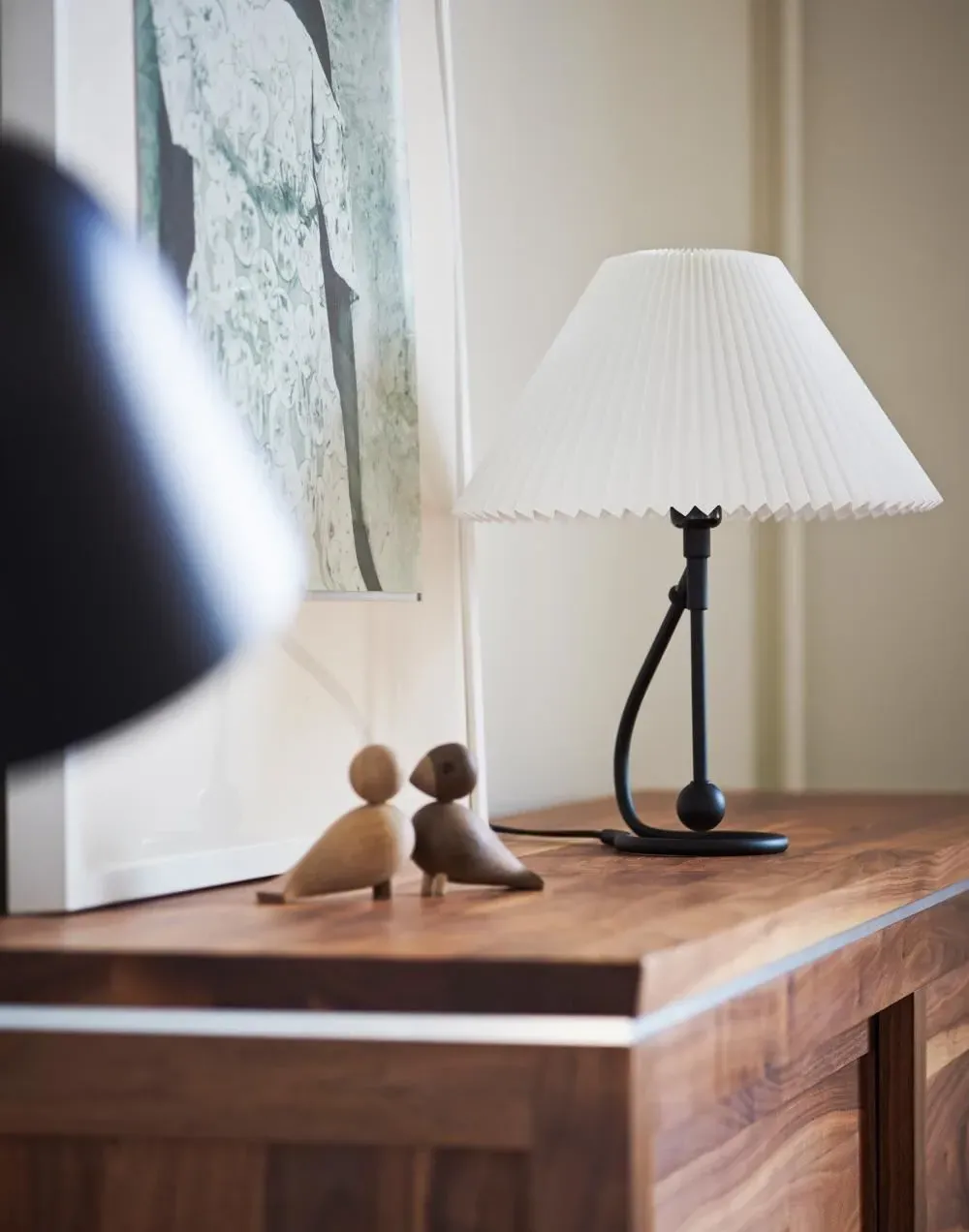 Table Lamp with Tilt Function - White, Paper