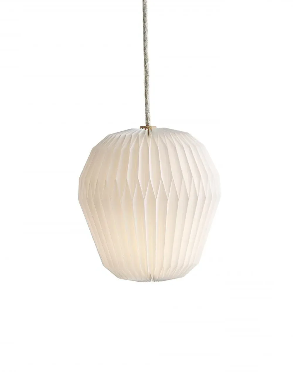 X-Large Pendant Chandelier with Pleating - Paper