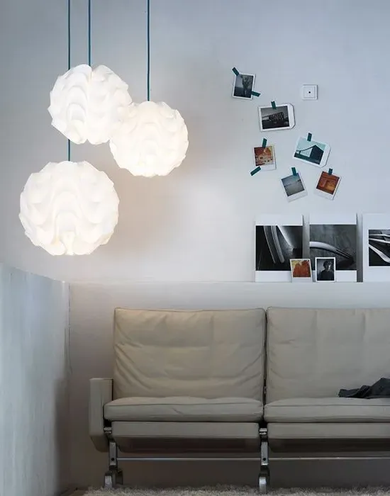 XXL Round Pendant Light - Plastic