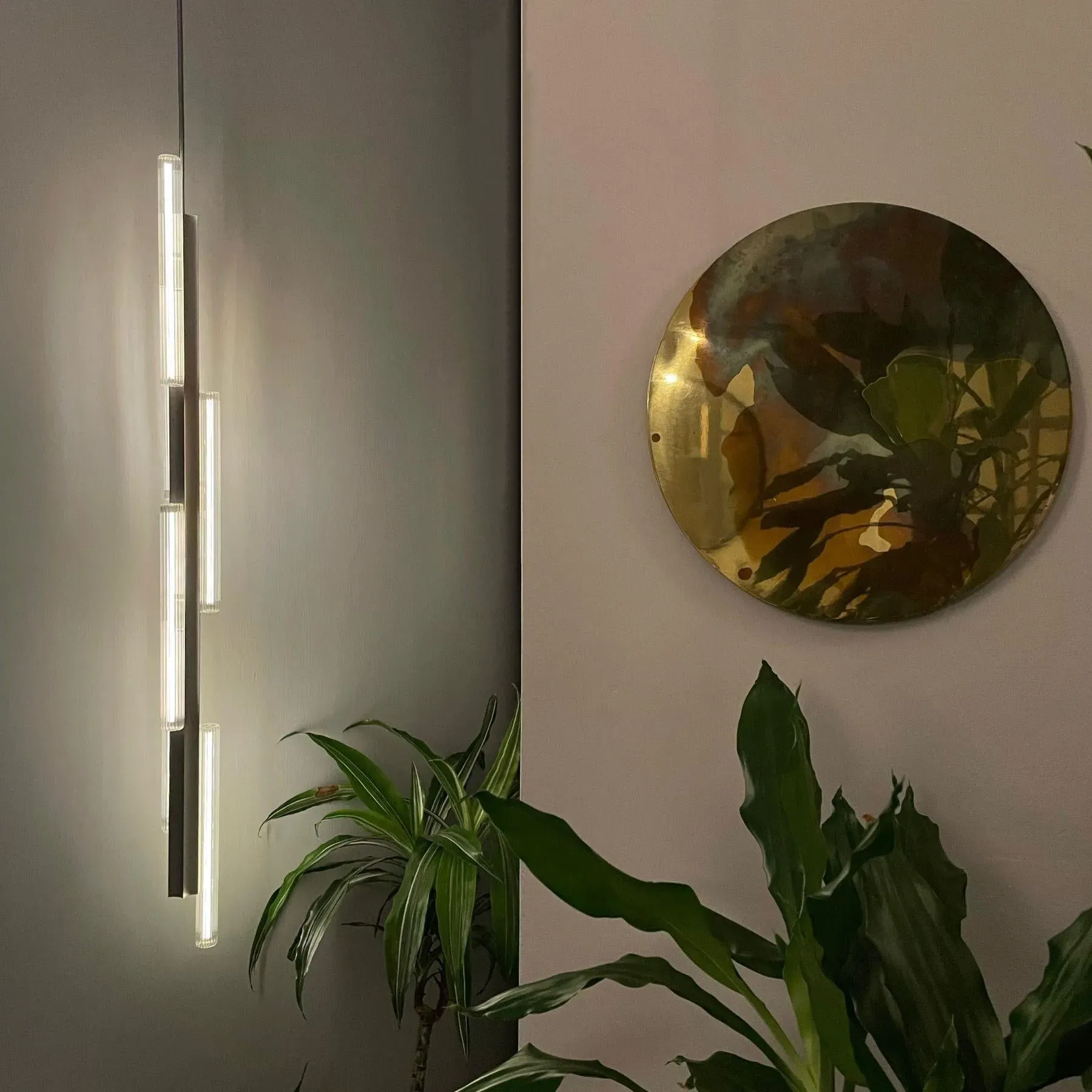 3-Light Cluster Pendant Light - Silver, Aluminium