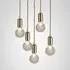 5-Light Crystal Chandelier - Brass, Glass