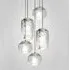 5-Piece Chandelier with Marble Diffusers - Crystal