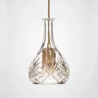 Bell Decanter Pendant Light - Crystal