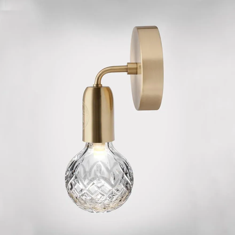 Crystal Bulb Wall Light - Clear, Glass
