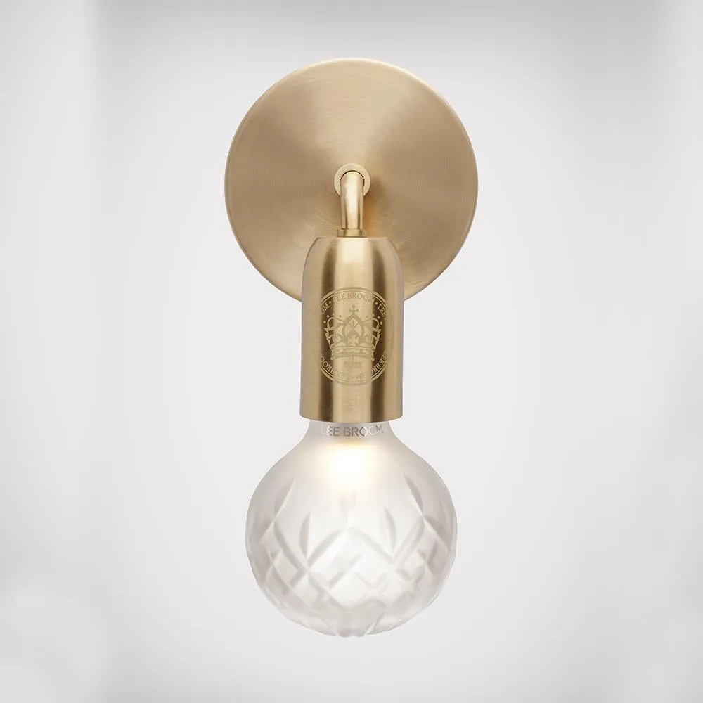 Crystal Bulb Wall Light - Frosted, Glass
