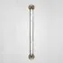 Crystal Tube Wall Light - Chrome
