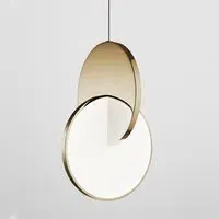 Eclipse Pendant Light - Polished Gold