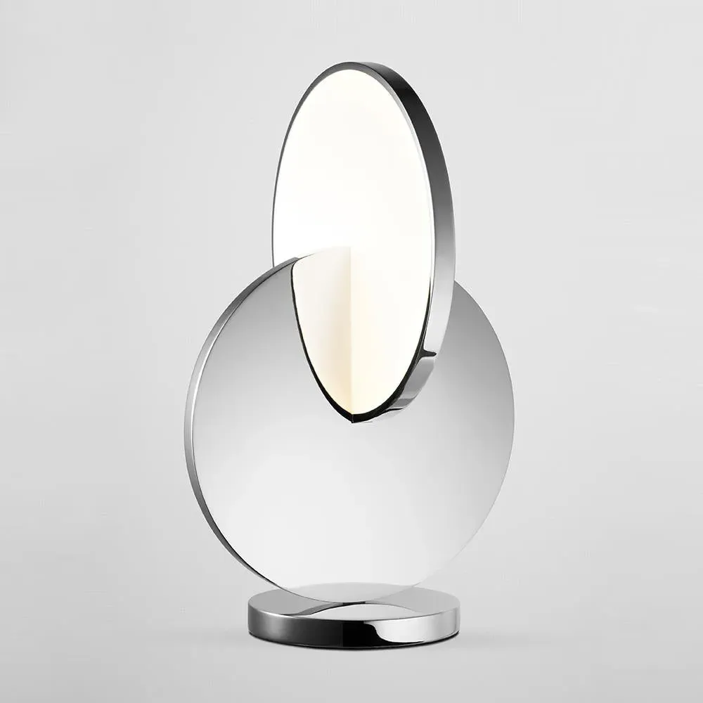 Eclipse Table Lamp - Chrome, Metal image