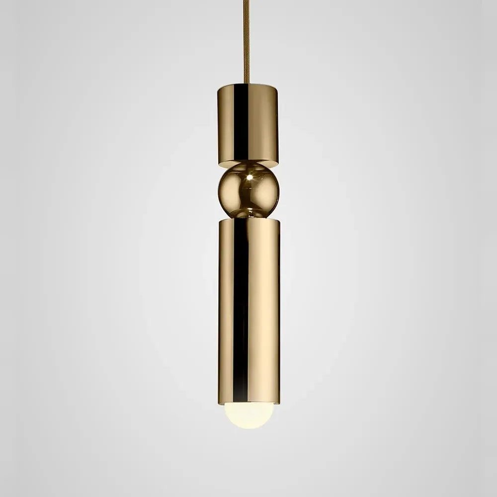 Fulcrum Pendant Light - Polished Gold