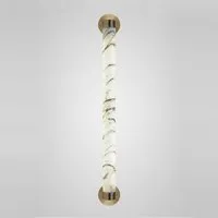 Marble Tube Wall Light - Chrome