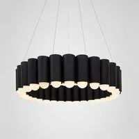 Medium Carousel Pendant Light - Black, Metal