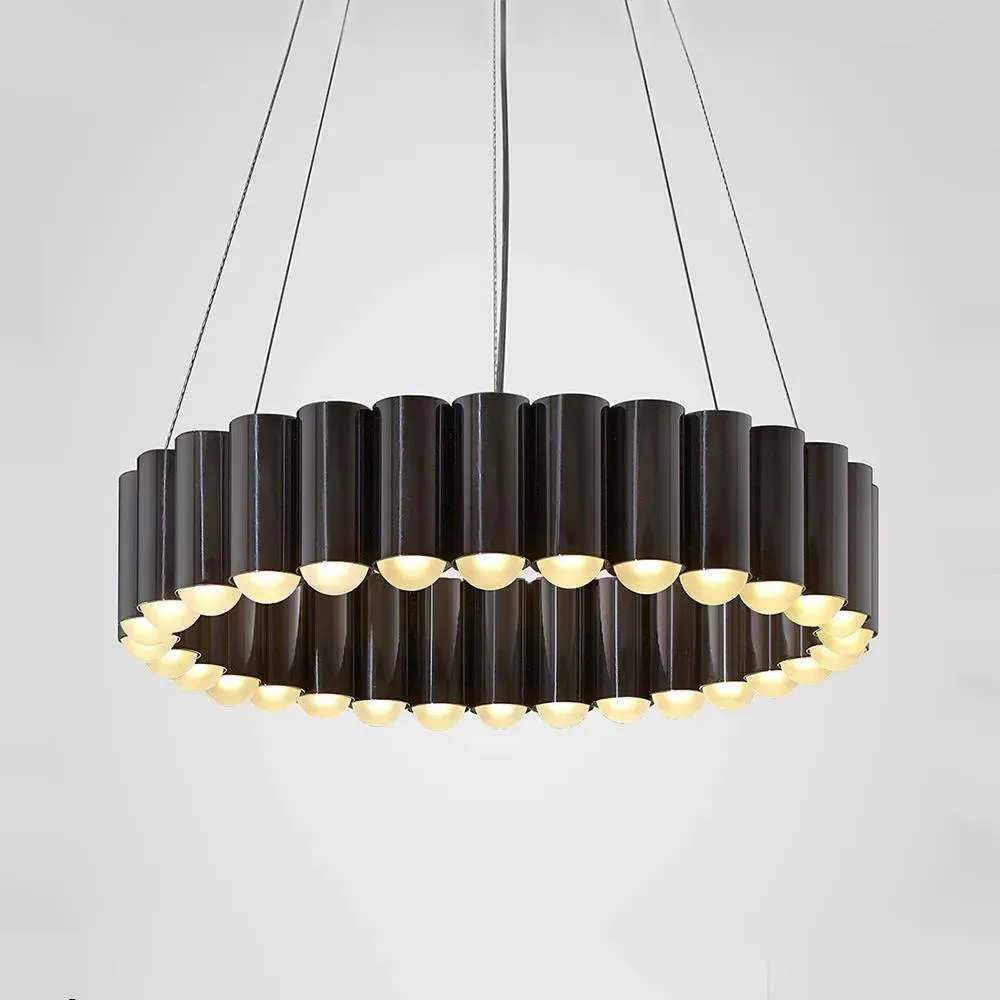 Medium Carousel Pendant Light - Chrome, Metal