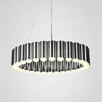 Medium Carousel Pendant Light - Chrome, Metal