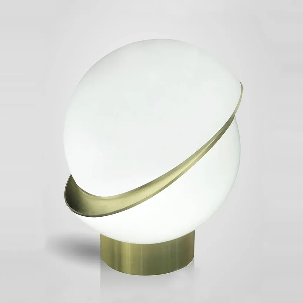 Mini Crescent Table Lamp - Brass