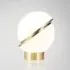 Mini Crescent Table Lamp - Brass