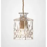 Square Pendant Light - Lead Crystal