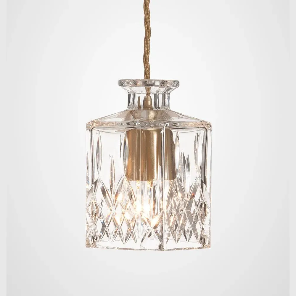 Square Pendant Light - Lead Crystal image