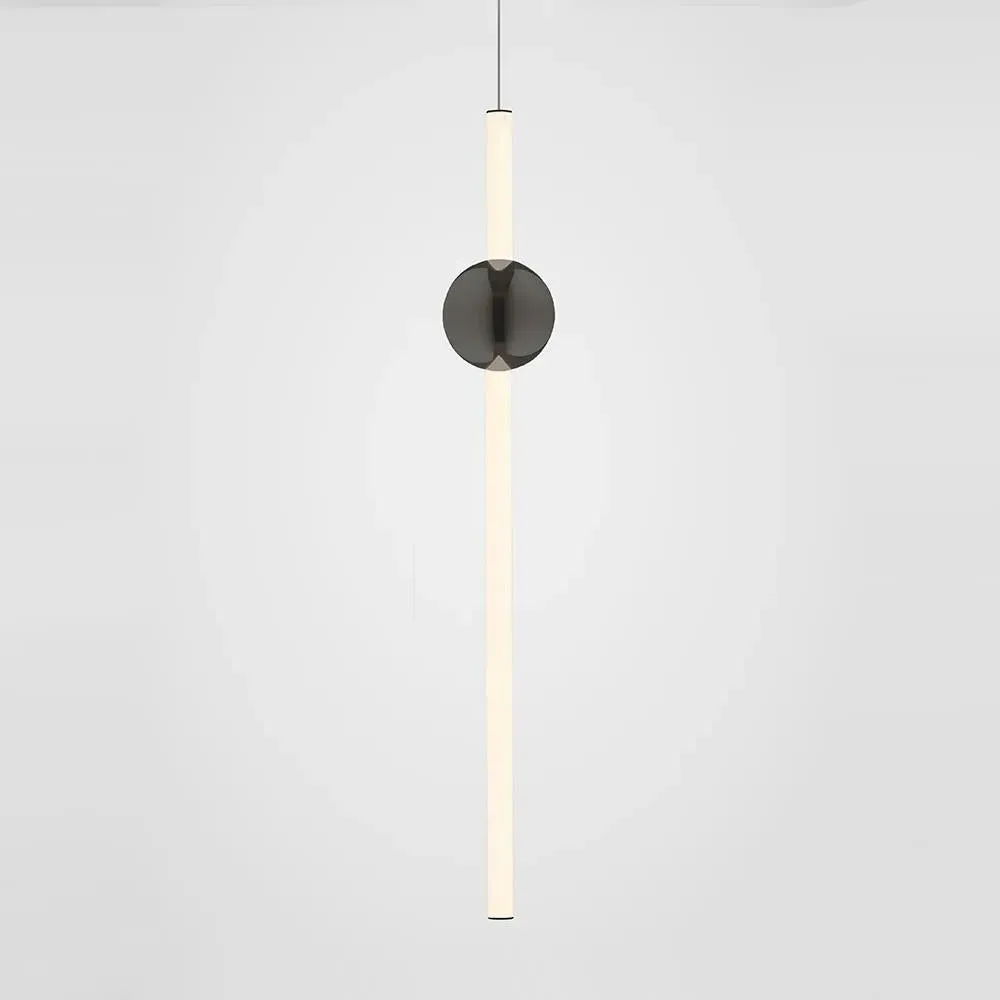 Tube Pendant Light - Gunmetal, Metal