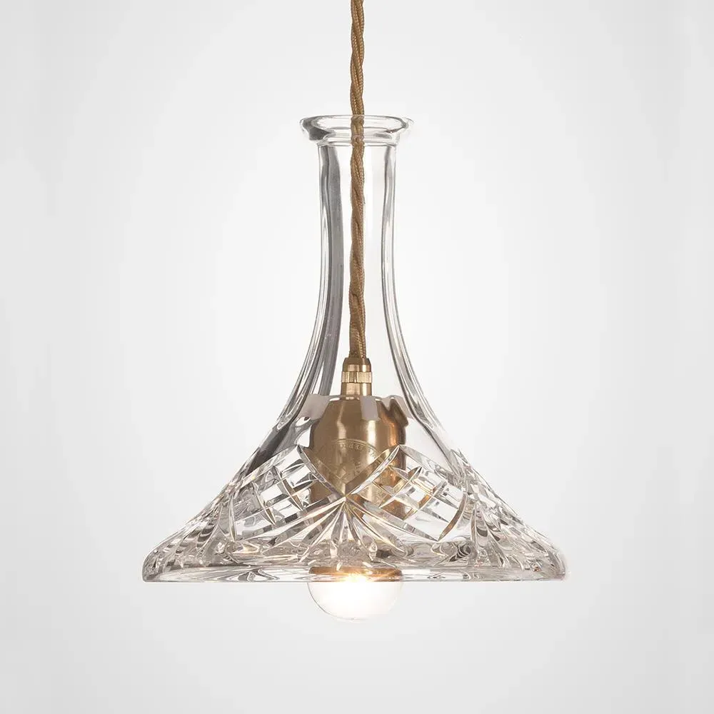 Tulip Pendant Light - Lead Crystal