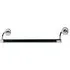 BK4507 Black Stove Enamelled Towel Bar - Brushed Nickel