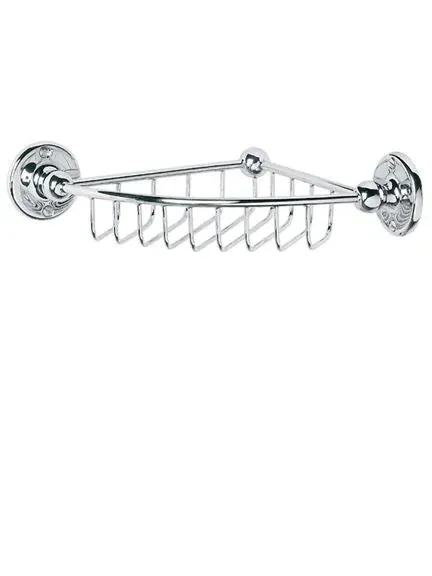 Corner Wire Soap Dish - Silver Nickel