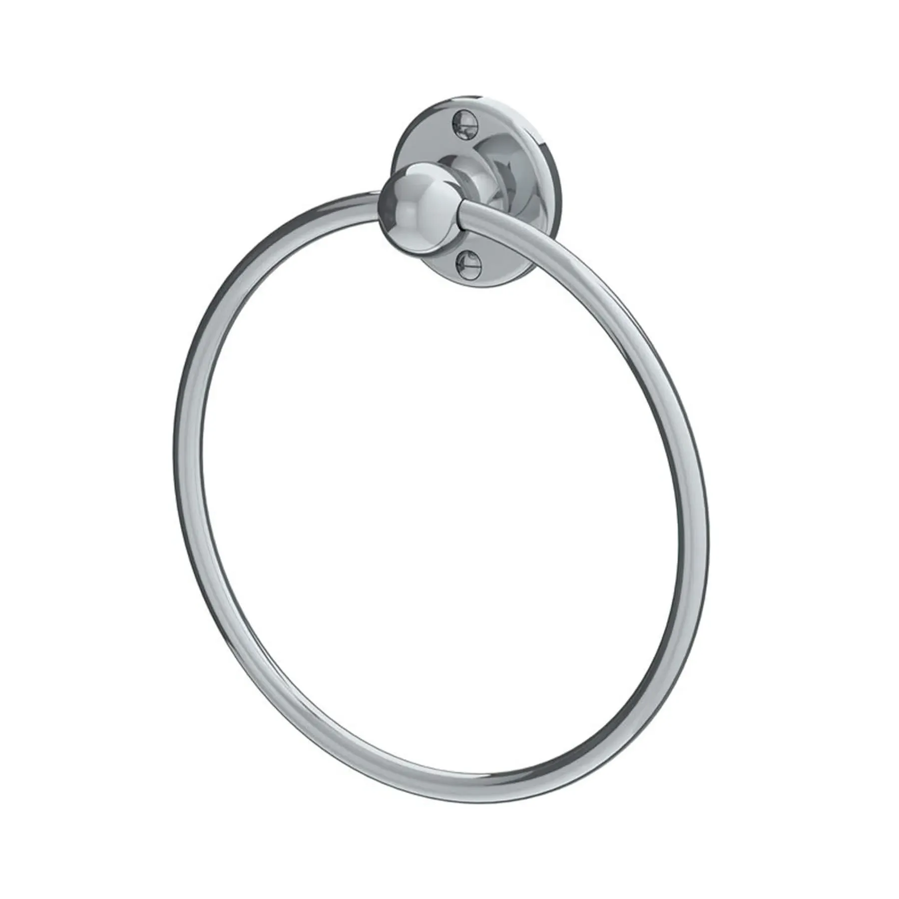 Edwardian Towel Ring - Chrome, Metal image