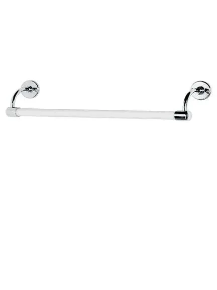 Extra Long Towel Bar Enamelled - Silver