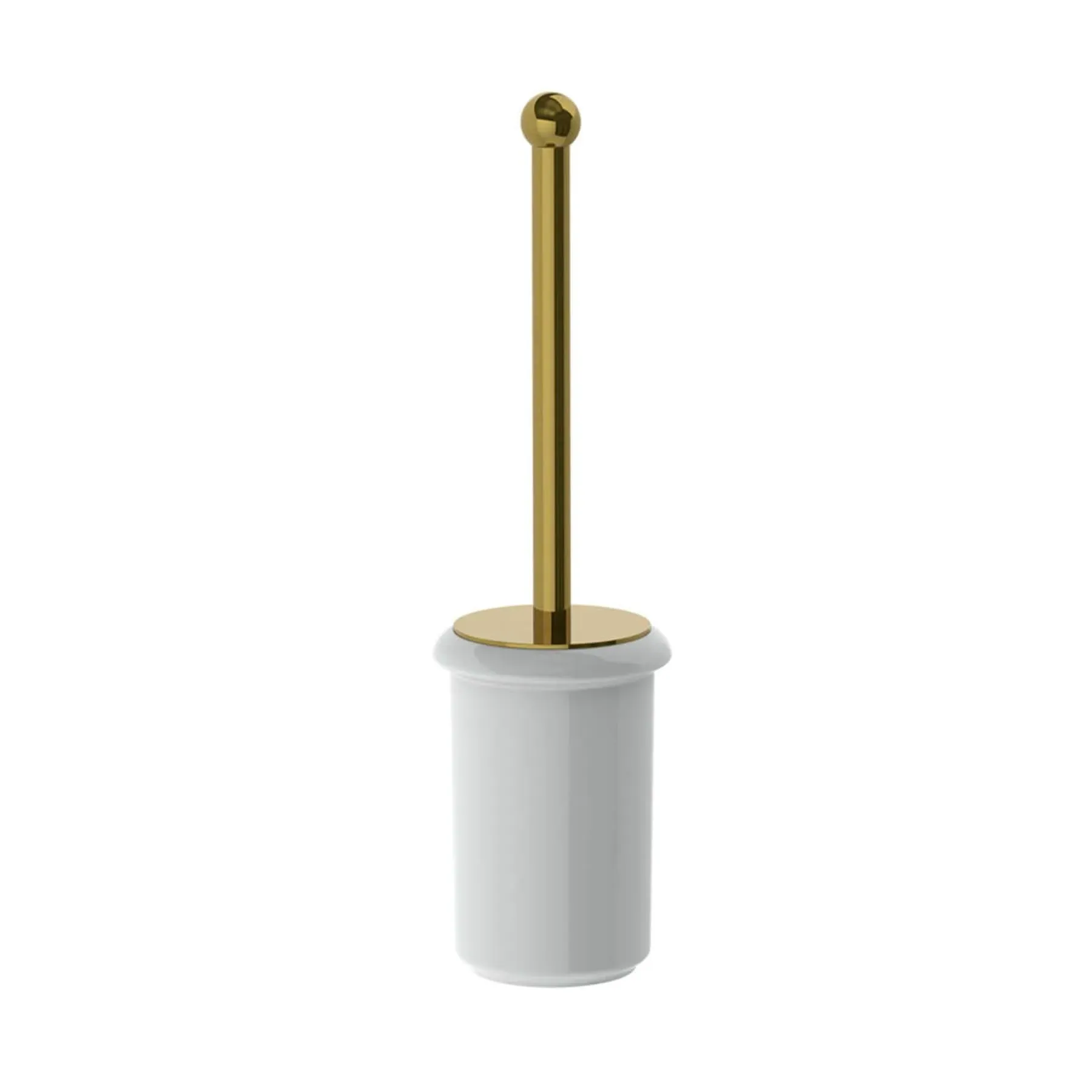 LB4504 Freestanding Toilet Brush - White, Ceramic