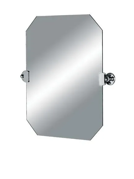 LB4946 Octagonal Mirror - Brushed Nickel
