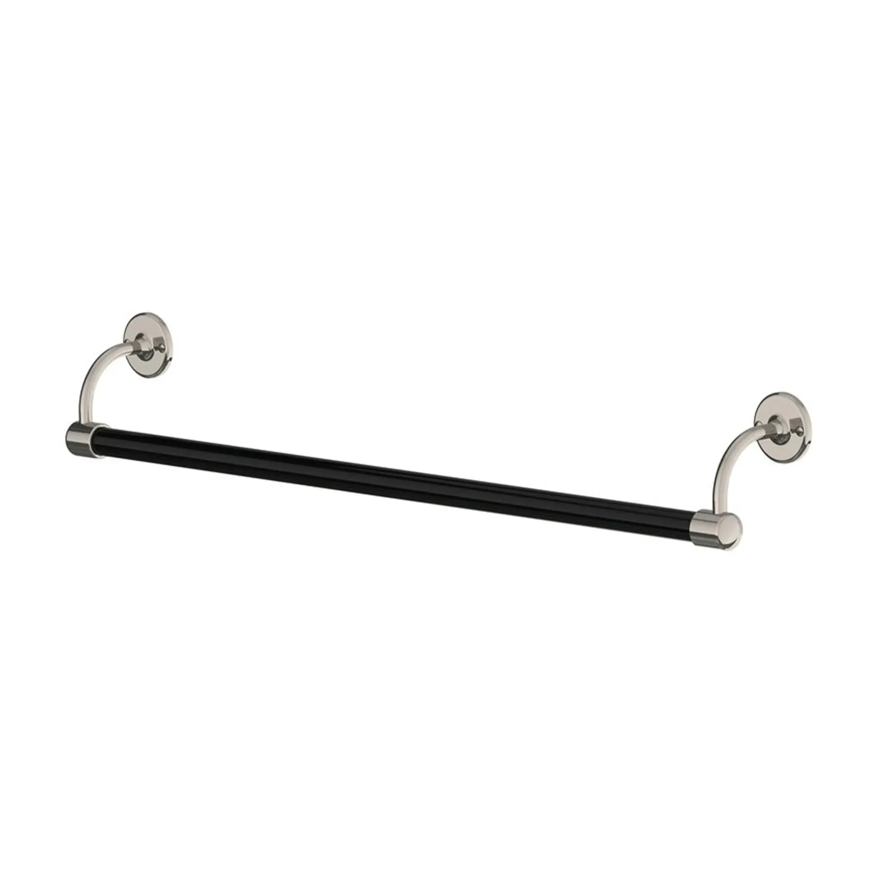 Long Towel Rail - Black, Brass