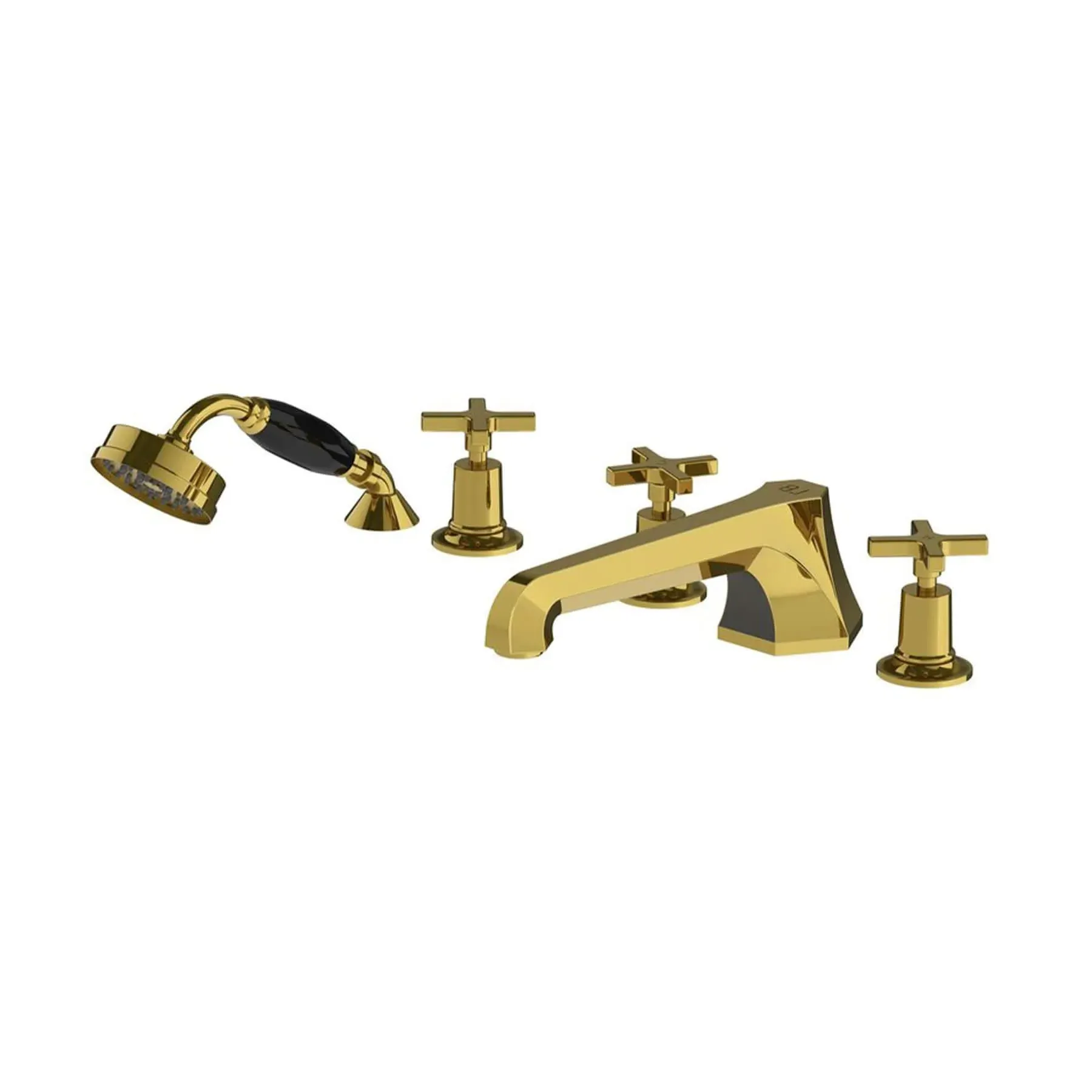 Mackintosh Five Hole Bath Set with Diverter - Antique Gold