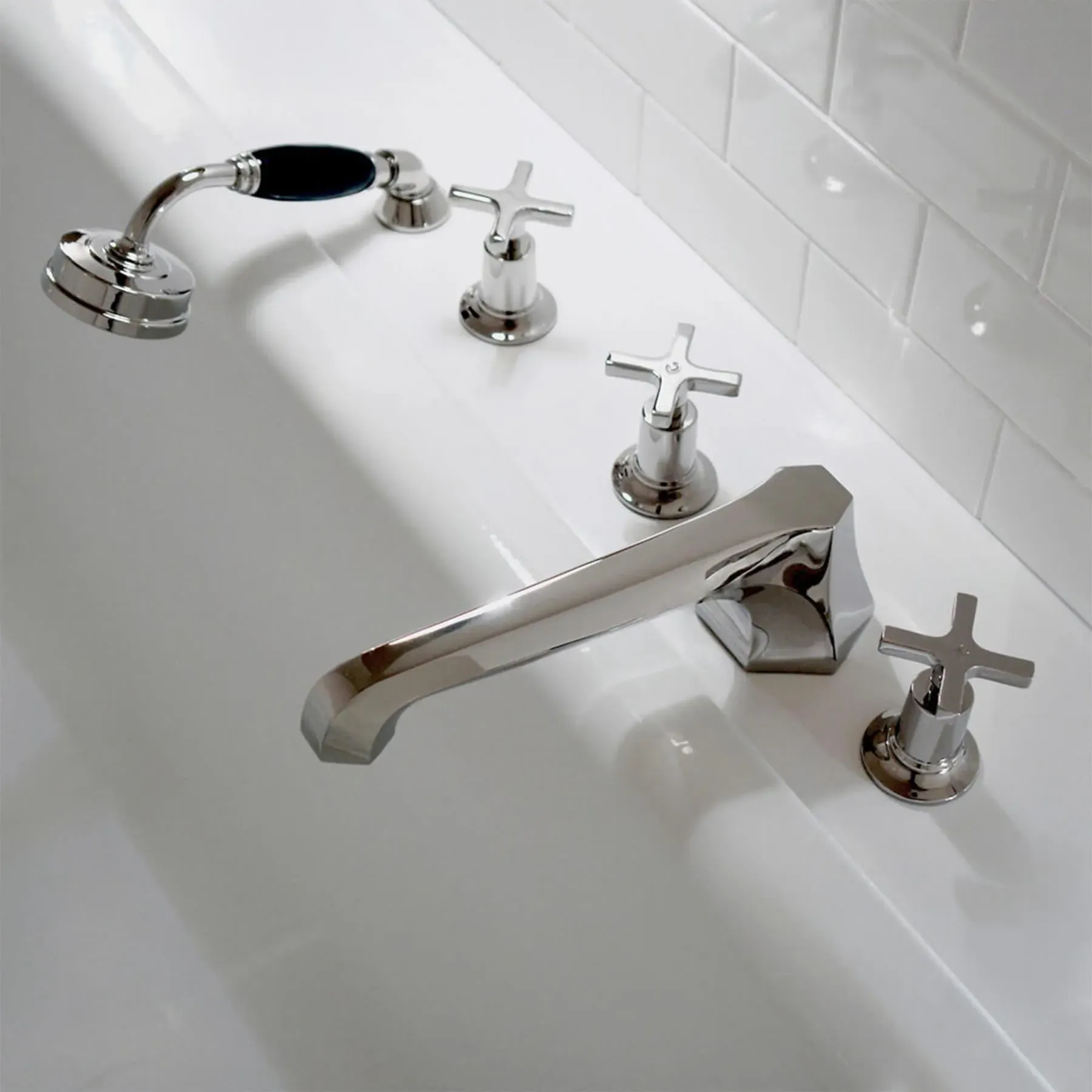 Mackintosh Five Hole Bath Set with Diverter - Chrome