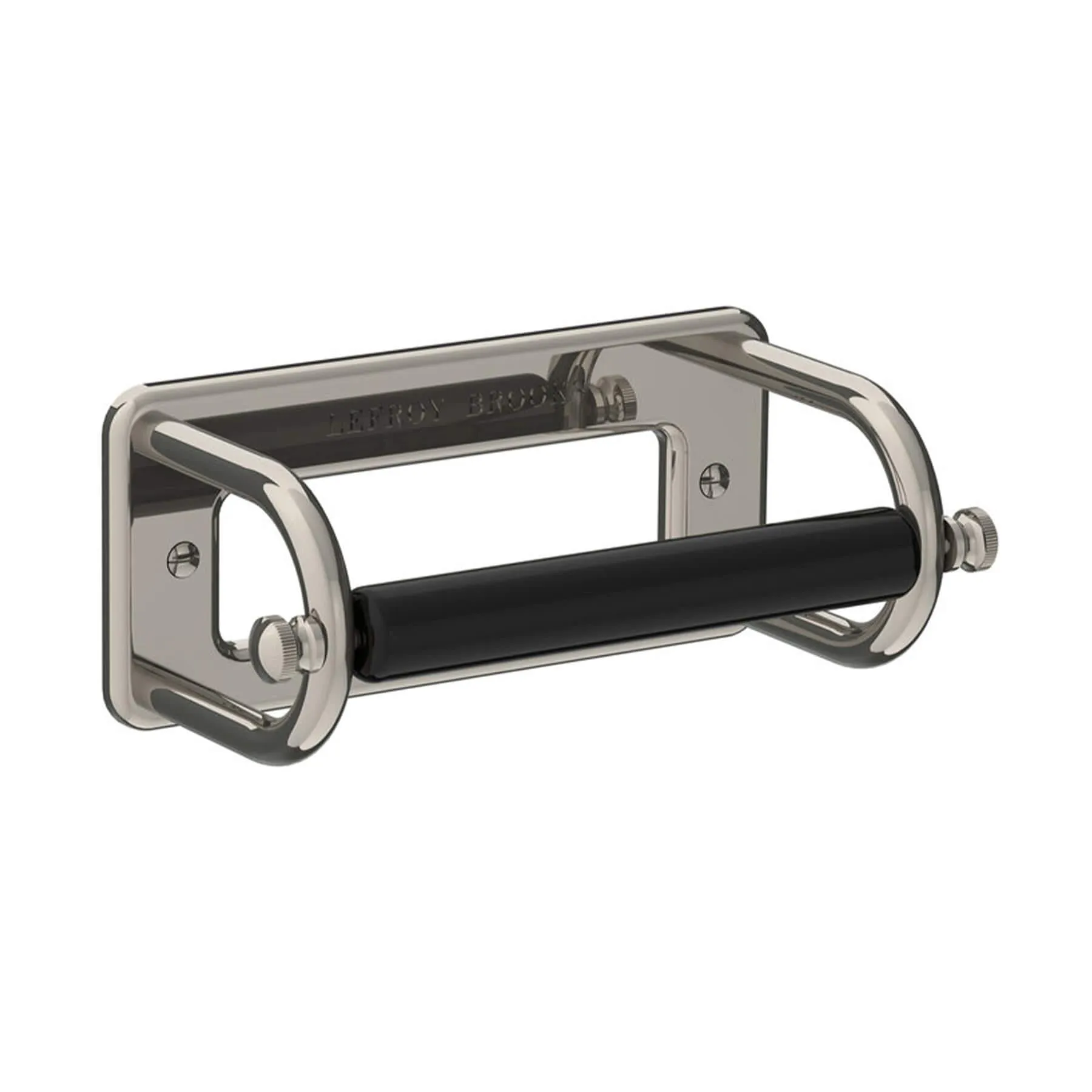 Paper Holder with Ceramic Bar - Chrome, Metal