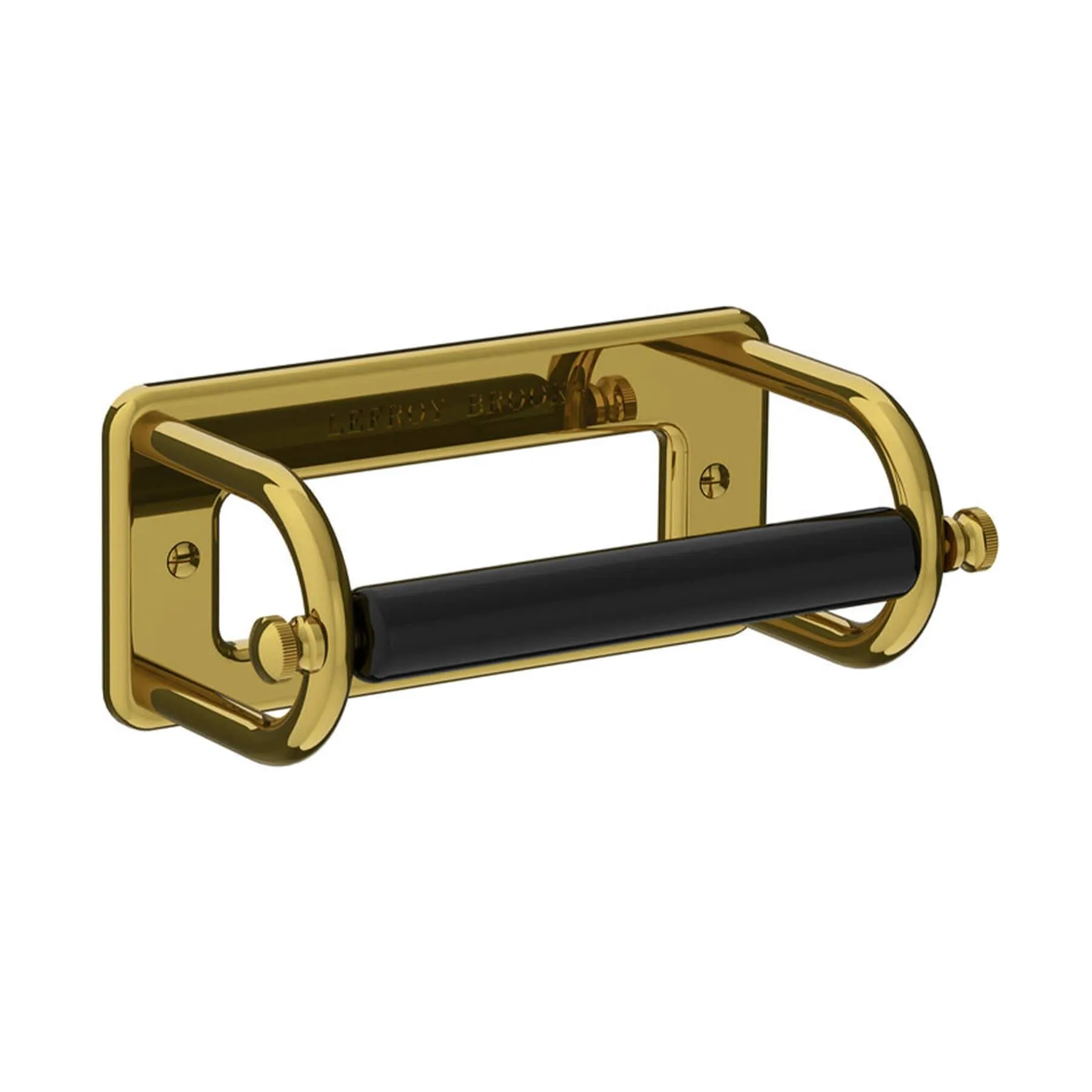 Paper Holder with Ceramic Bar - Chrome, Metal