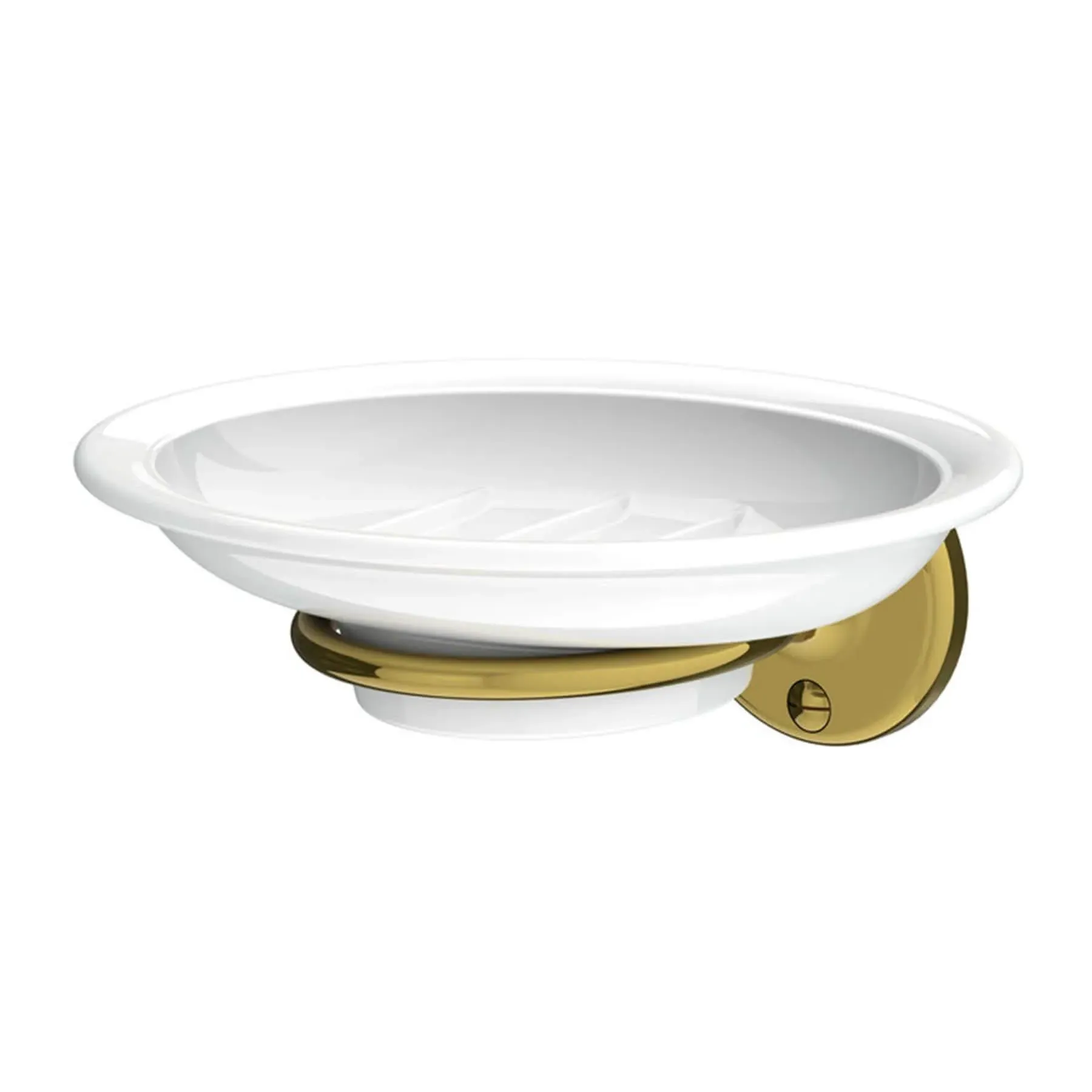 Wall Mounted Soap Dish - Brass, China