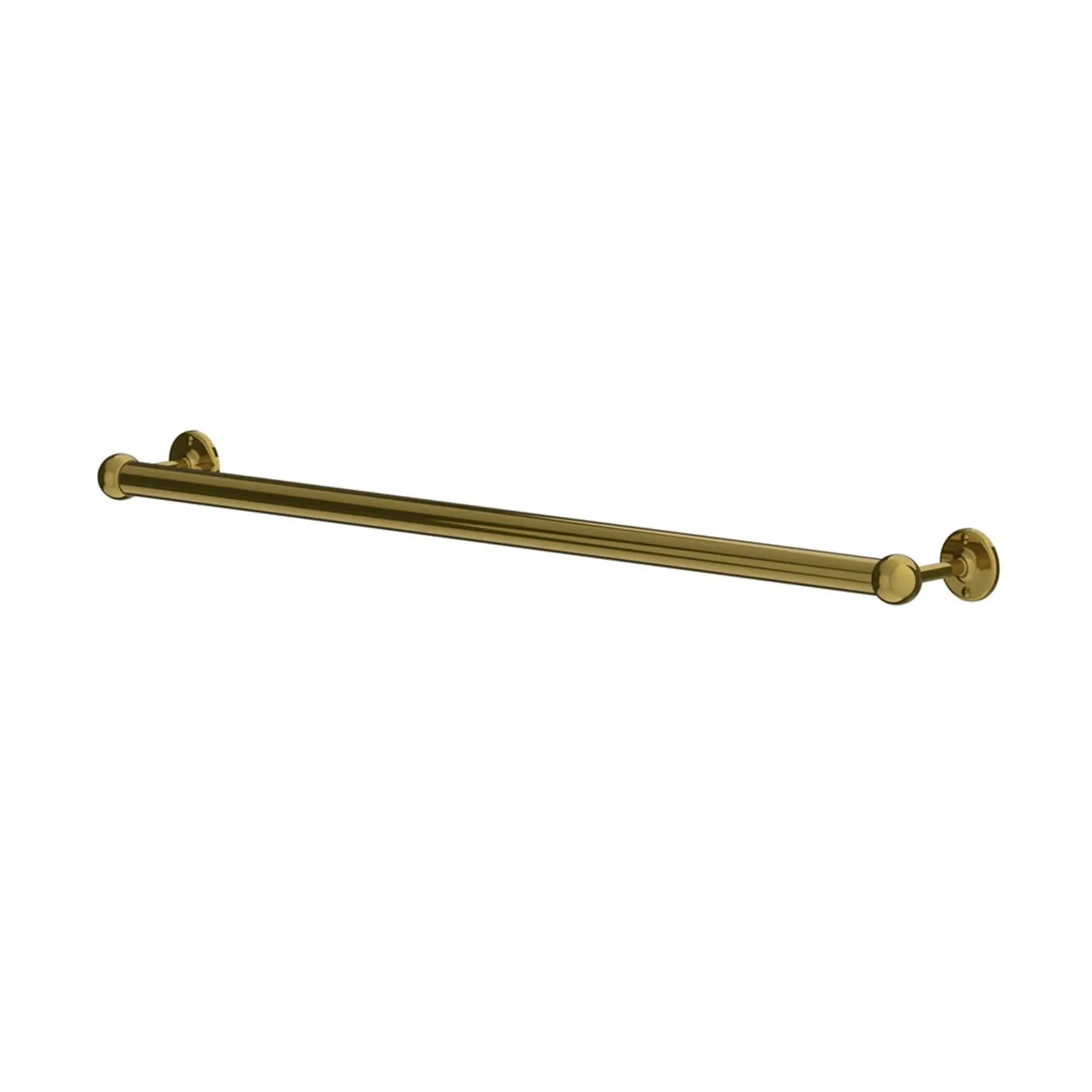 Wide Bore Towel Rail - Antique Gold, Metal