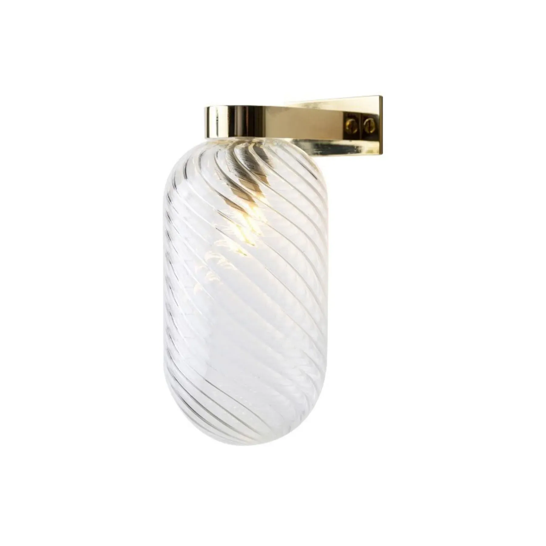 Deco Wall Light - Opaque White, Glass image