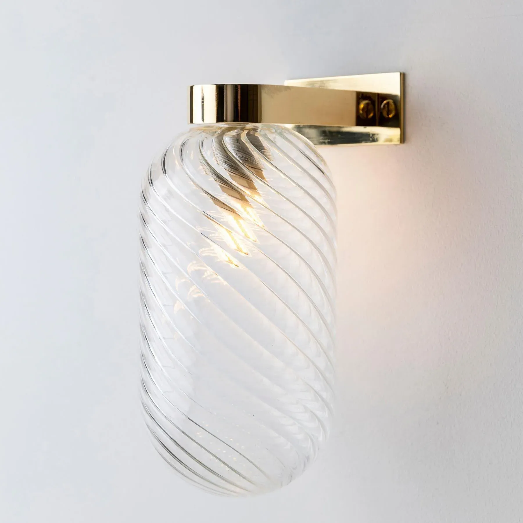 Deco Wall Light - Transparent Black, Glass