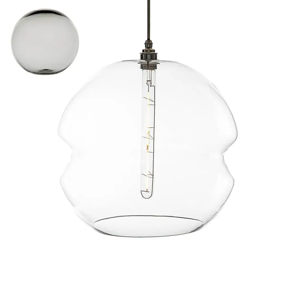 Extra Large Pendant Light - Black, Glass