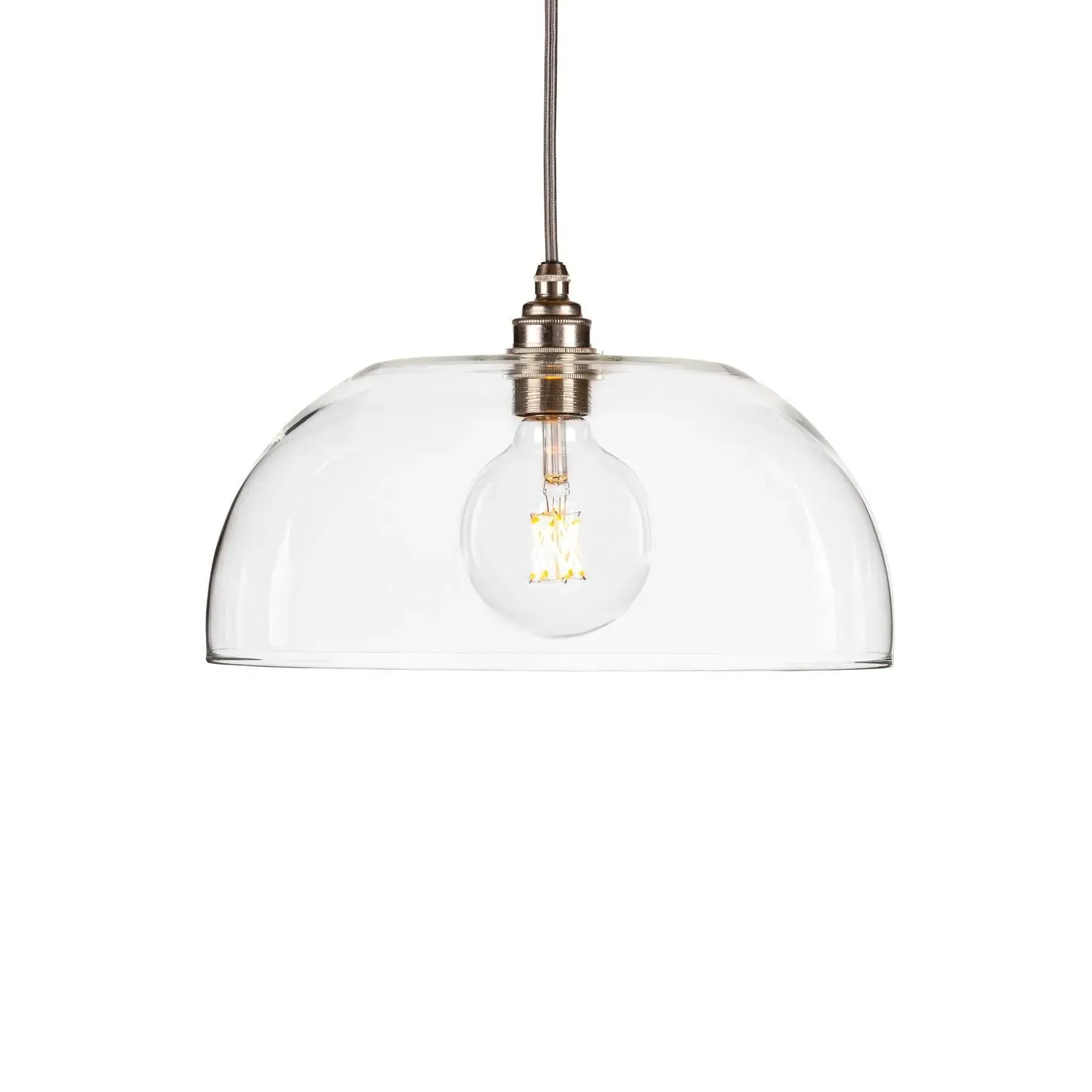 Jubilee Large Pendant Light - Fine Ribbed
