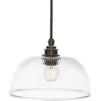 Jubilee Medium Pendant Light - Fine Ribbed