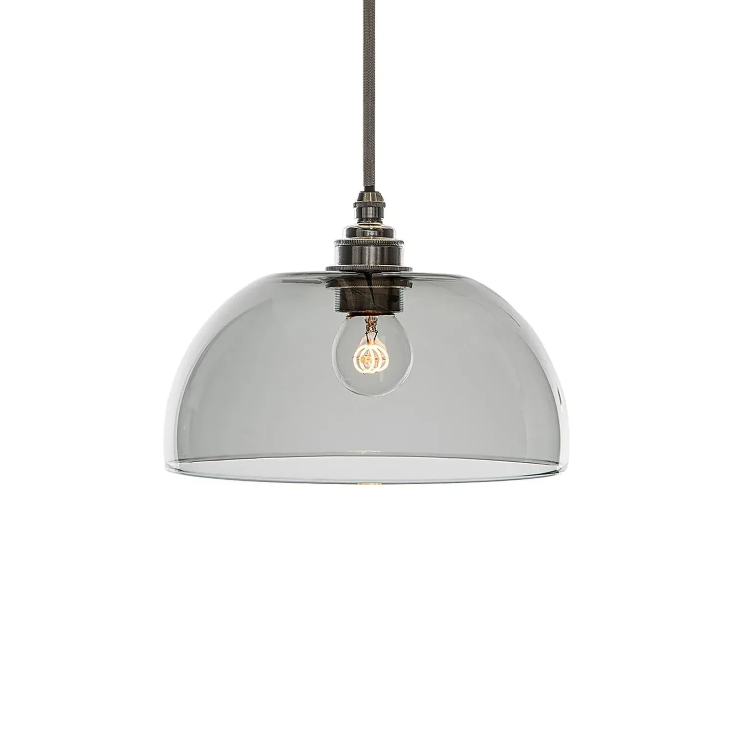 Jubilee Medium Pendant Light - Transparent Black