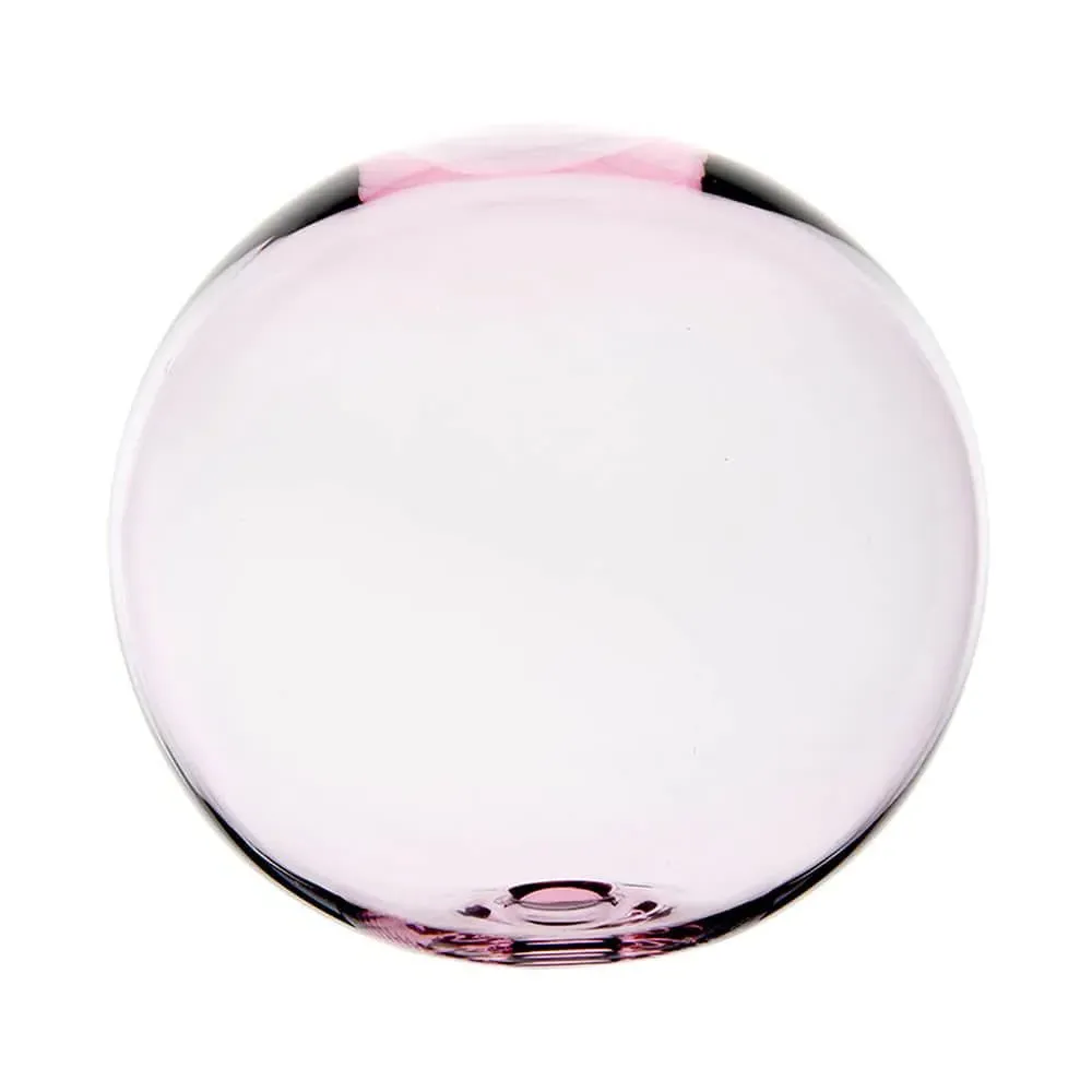 Medium Flush Mount Light - White, Glass