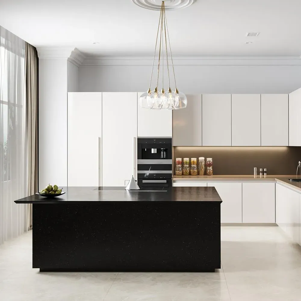 Medium Pendant Light - Black, Glass