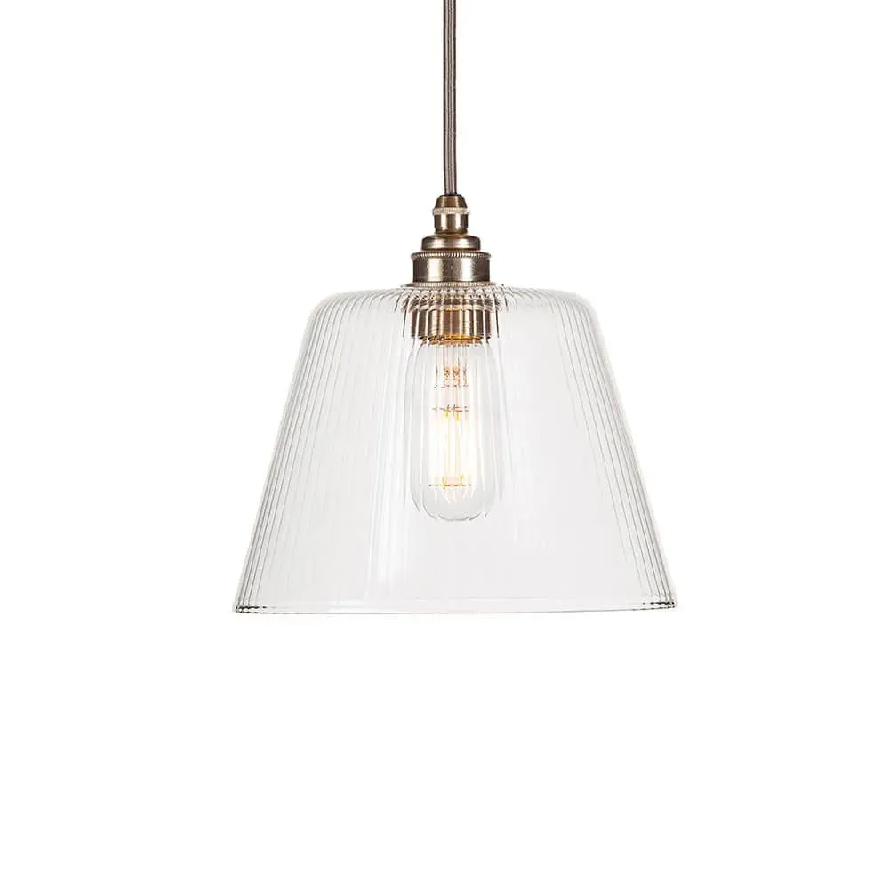 Medium Pendant Light - Black, Glass