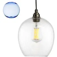 Medium Pendant Light - Blue, Glass