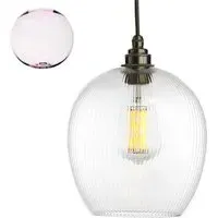 Medium Pendant Light - Pink, Glass